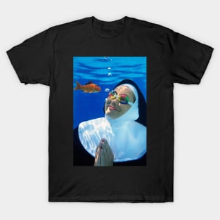The art of Stock-like photos 4 : Diving nun T-Shirt